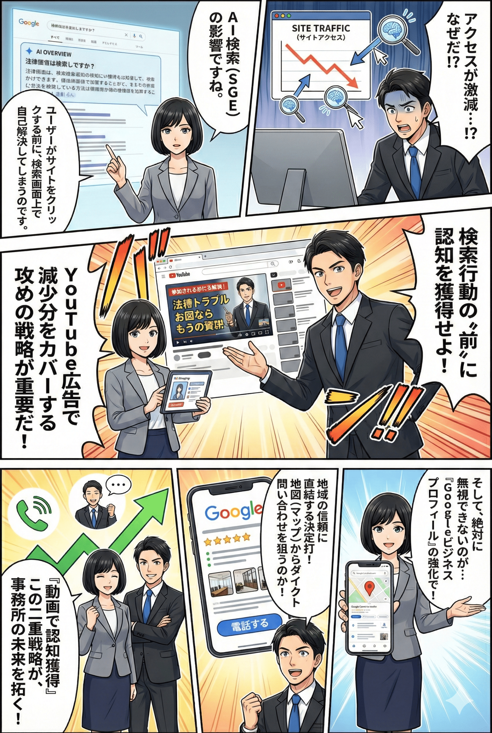 【漫画でわかる】AI検索時代に「選ばれる」事務所になるために 13 bengoshic youtube gbp scaled
