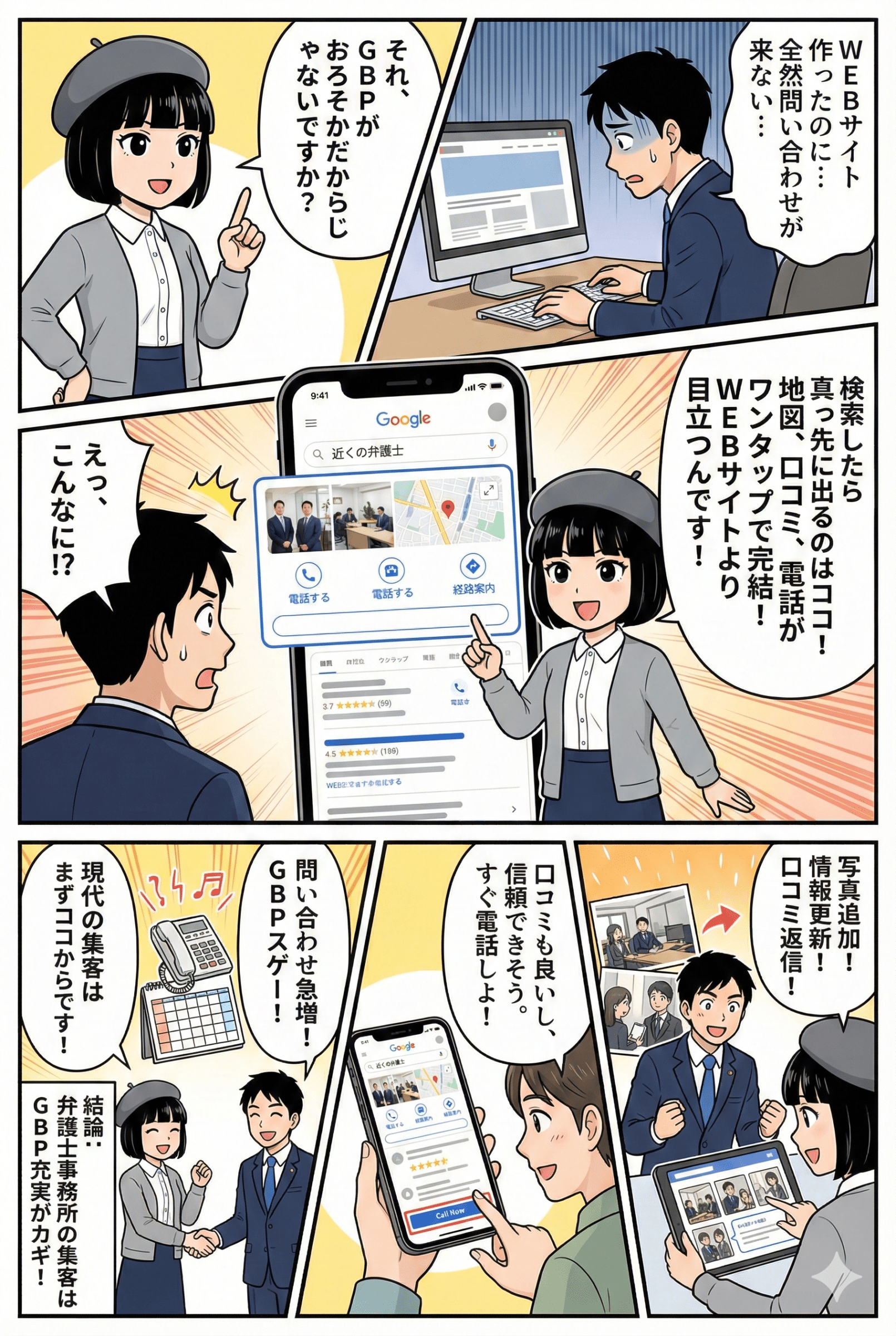 「漫画で解説」不動産・工務店が「Googleマップ」で選ばれるための戦略 32 fudousan gbp scaled